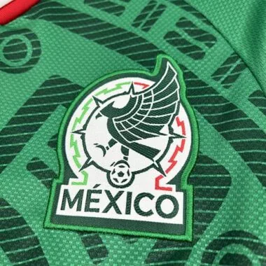 WK-shirt 2026 Mexico Thuiswedstrijd, voetbalshirt met lange mouwen