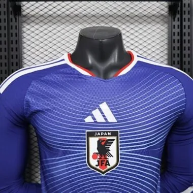 World Cup Jersey 2026 Japan Home Long Sleeves Kit Player Version Soccer T-Shirt