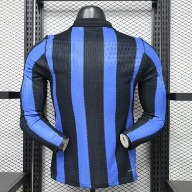 26-27 Inter Milan Home Long Sleeves Kit Player Version Soccer T-Shirt