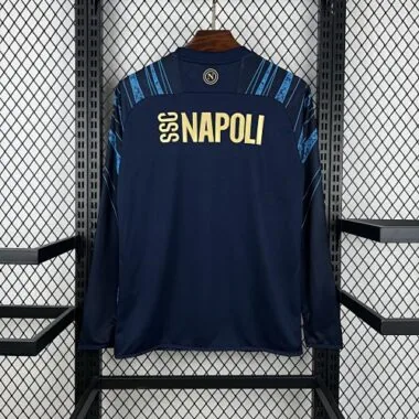 26-27 Napoli Pre-Match Long Sleeves Kit Soccer T-Shirt