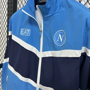 26-27 Napoli Windbreaker Jackets Kit Soccer T-Shirt