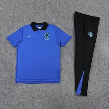 26-27 Inter Milan Blue Training Kit Soccer T-Shirt