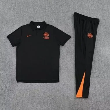 26-27 Inter Milan Black Training Kit Soccer T-Shirt