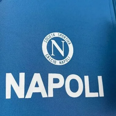 25-26 Napoli Windbreaker Kit Soccer T-Shirt