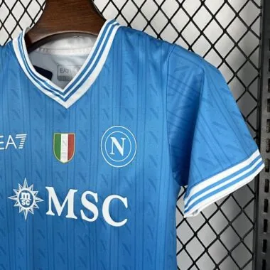 25-26 Napoli Home Kids Kit Soccer T-Shirt