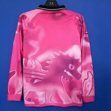 25-26 Venezia Pink Goalkeeper Long Sleeves Kit Soccer T-Shirt
