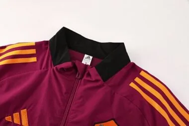 25-26 Gabardina roja romana Camiseta de fútbol