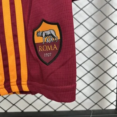 25-26 Roma Home Kids Kit Soccer T-Shirt