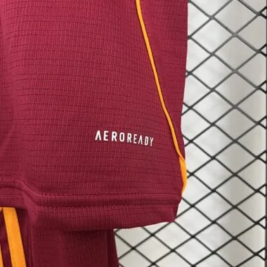 25-26 Roma Home Kids Kit Soccer T-Shirt