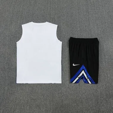 25-26 Inter Milan Retro White Training Kits Football Vest Suits