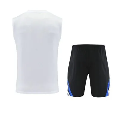 25-26 Inter Milan Retro White Training Kits Football Vest Suits