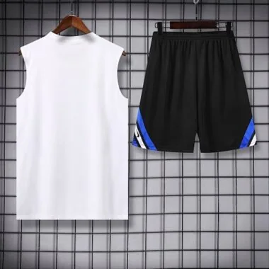 25-26 Inter Milan Retro White Training Kits Football Vest Suits