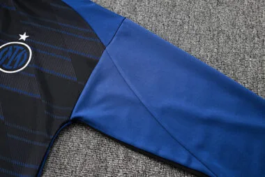 24-25 Inter Milan Black&amp;Blue Football Tracksuit Long Jacket Suits
