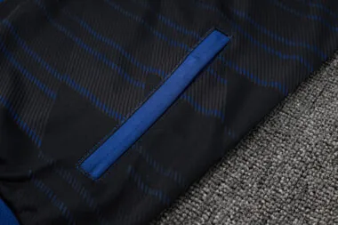 24-25 Inter Milan Black&amp;Blue Football Tracksuit Long Jacket Suits