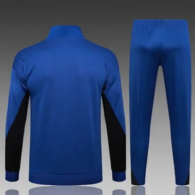 24-25 Inter Milan Black&amp;Blue Football Tracksuit Long Jacket Suits
