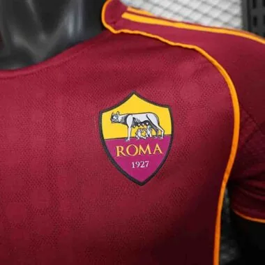 25-26 Roma Home Kit Player Version Soccer