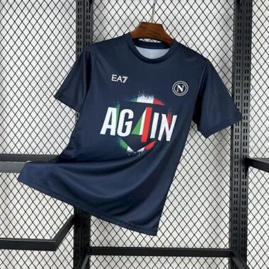 25-26 Napoli Italy Champion Casual T-shirts Soccer
