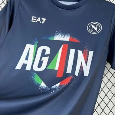 25-26 Napoli Italy Champion Casual T-shirts Soccer