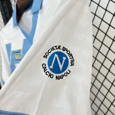 90-91 Napoli Away Kit Retro Soccer