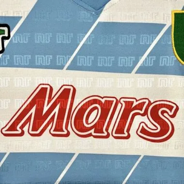 90-91 Napoli Away Kit Retro Soccer