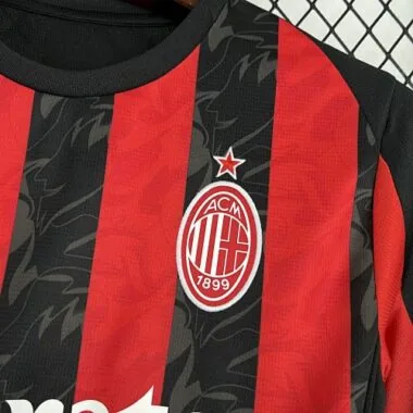 25-26 AC Milan Home Kit Soccer