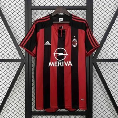 03-04 AC Milan Home Kit Retro Soccer AAAAJersey Yupoo