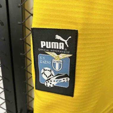98-99 Lazio Yellow Kit Retro Soccer
