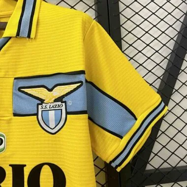98-99 Lazio Yellow Kit Retro Soccer
