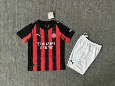 25-26 AC Milan Home Kids Kit Soccer AAAAJersey Yupoo