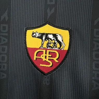 99-00 Roma Away Black Kit Soccer AAAAJersey