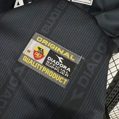 99-00 Roma Away Black Kit Soccer AAAAJersey