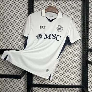 24-25 Napoli Away White Kit Football