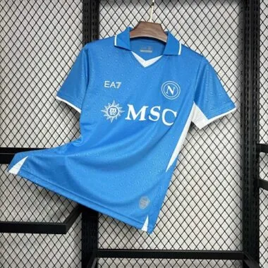24-25 Napoli Home Blue Kit Football
