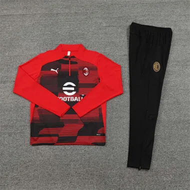 24-25 AC Milan Long Sleeve Training Suit Football Shirts(1)