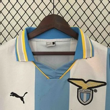 99-00 Lazio Home Retro Kit Football Apparel
