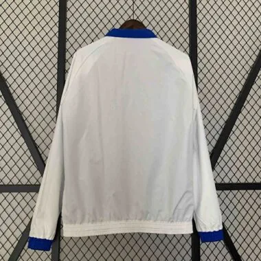 23-24 Napoli Reversible Windbreaker White&Blue Double-Sides Jacket Soccer Jerseys For Sale