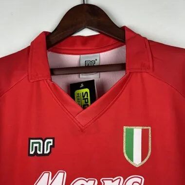 90-91 Napoli away S-XXL football t-shirt