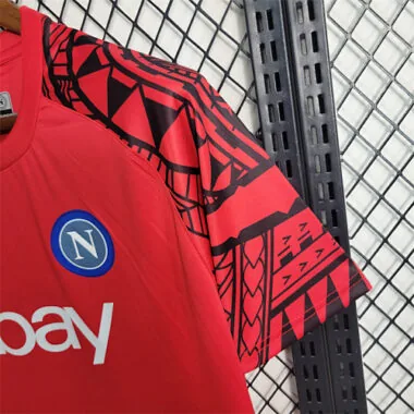 23-24 Napoli Red Training Suit Size S-4XL Soccer Jersey