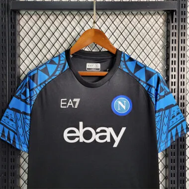23-24 Napoli Black Training Suit Size S-4XL Soccer Jersey