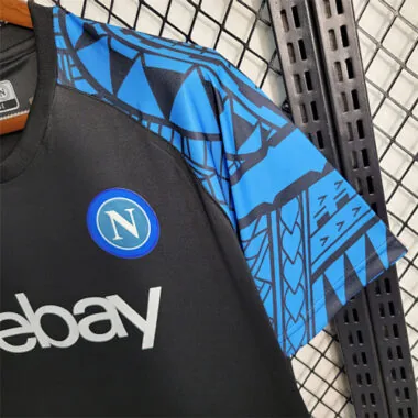 23-24 Napoli Black Training Suit Size S-4XL Soccer Jersey