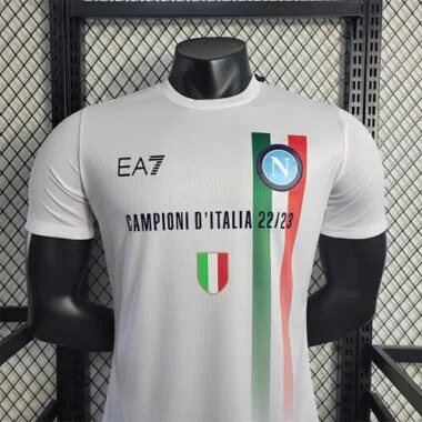 23-24 Napoli White Champions Player Version