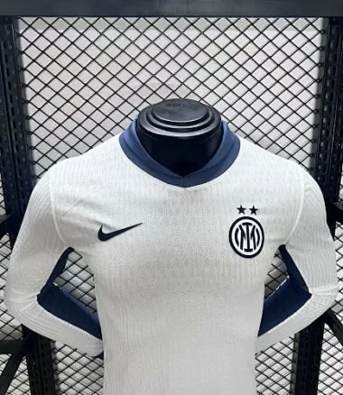 24-25 Inter Milan Away Long Sleeve Kit Player Version Shirt Soccer