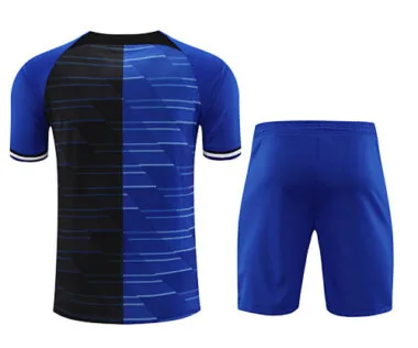23-24 Inter Milan Short Sleeve Kits Blue&Black Training Suits Cheap Jerseys Yupoo