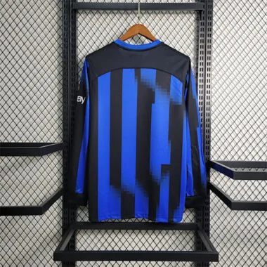 23-24 Inter Milan Home Long Sleeve Size S-4XL Soccer Jerseys