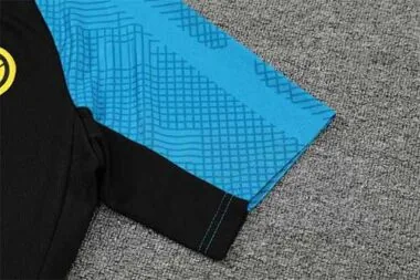 22-23 Inter Milan training suit short sleeve kit Black Blue