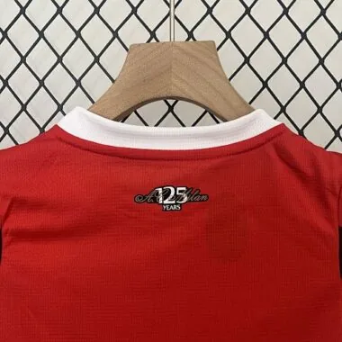 24-25 AC Milan Home Kid Kits Youth Apparels