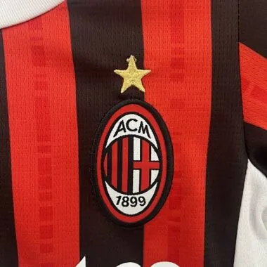 24-25 AC Milan Home Kid Kits Youth Apparels