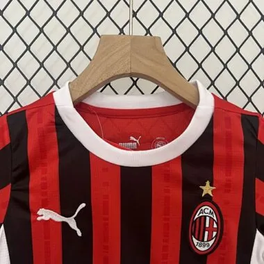 24-25 AC Milan Home Kid Kits Youth Apparels
