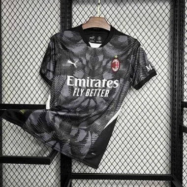 24-25 AC Milan Goalkeeper Black Kit