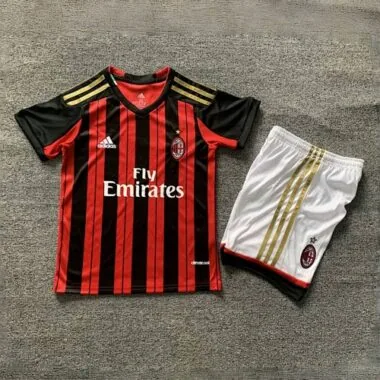 13-14 AC Milan Home Retro Kid Kits Vintage Youth Apparels AAAAJersey Supplier Yupoo